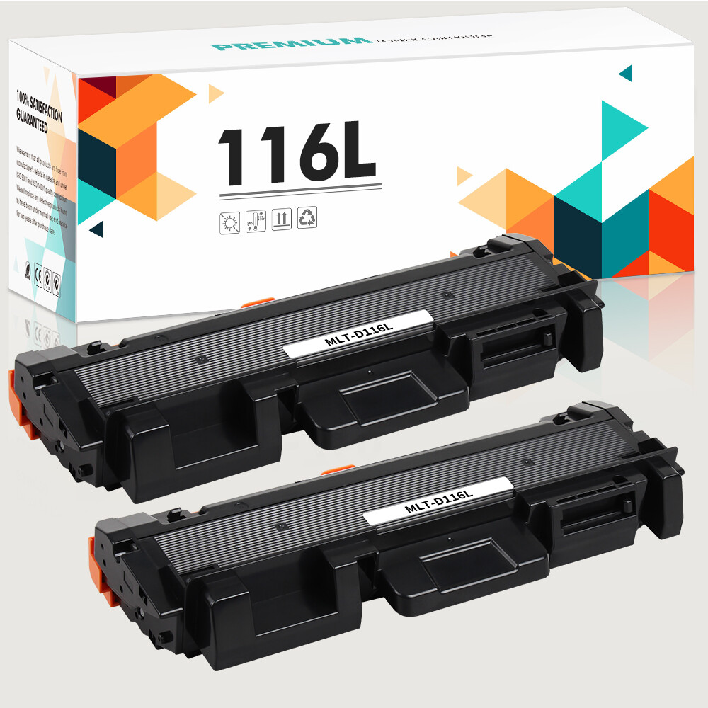 2 PK Toner Cartridge for Samsung MLT-D116L Xpress M2835DW M2885FW M2625D M2875FD