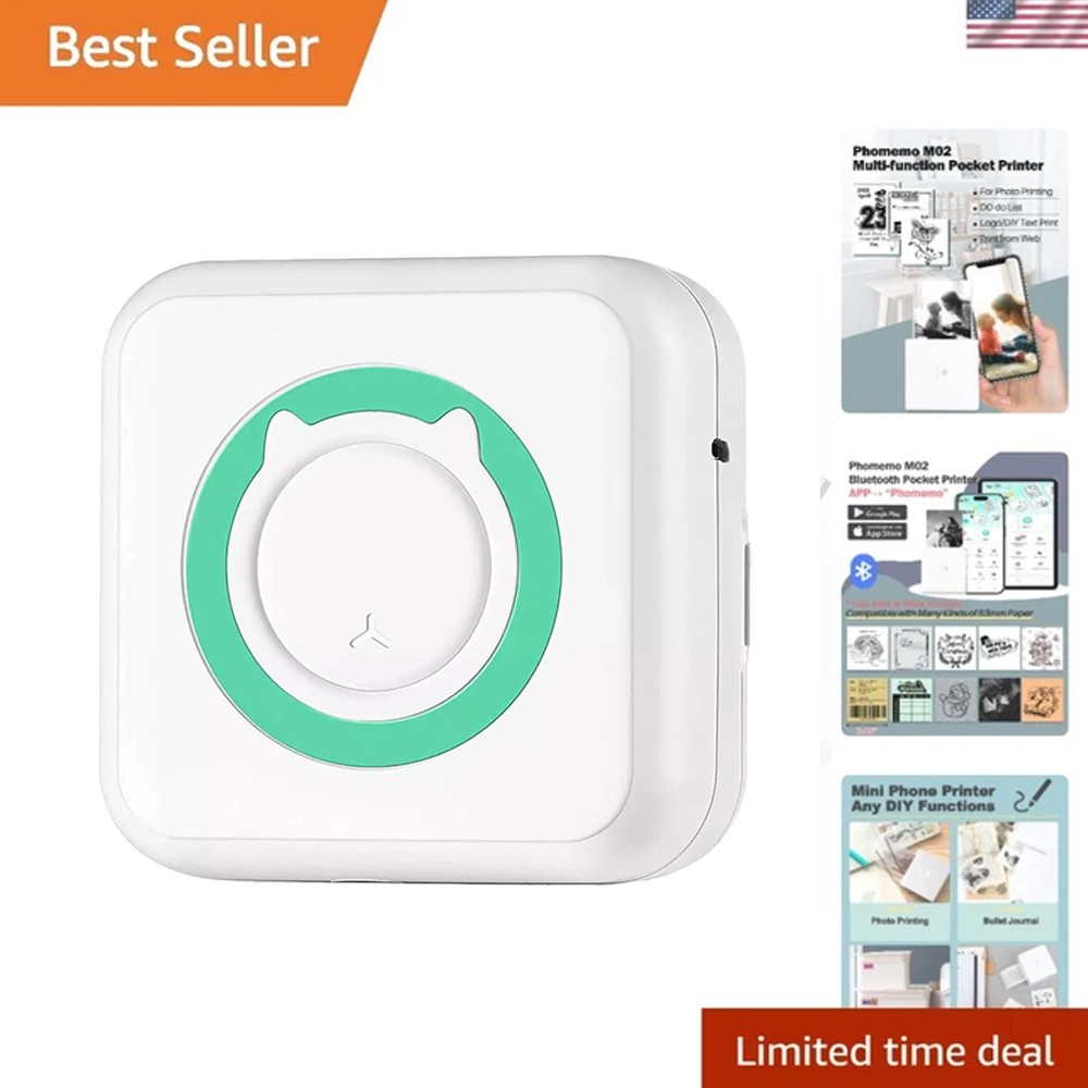 Mini Sticker Printer Thermal Print Pods Mini Printer Print-Gift