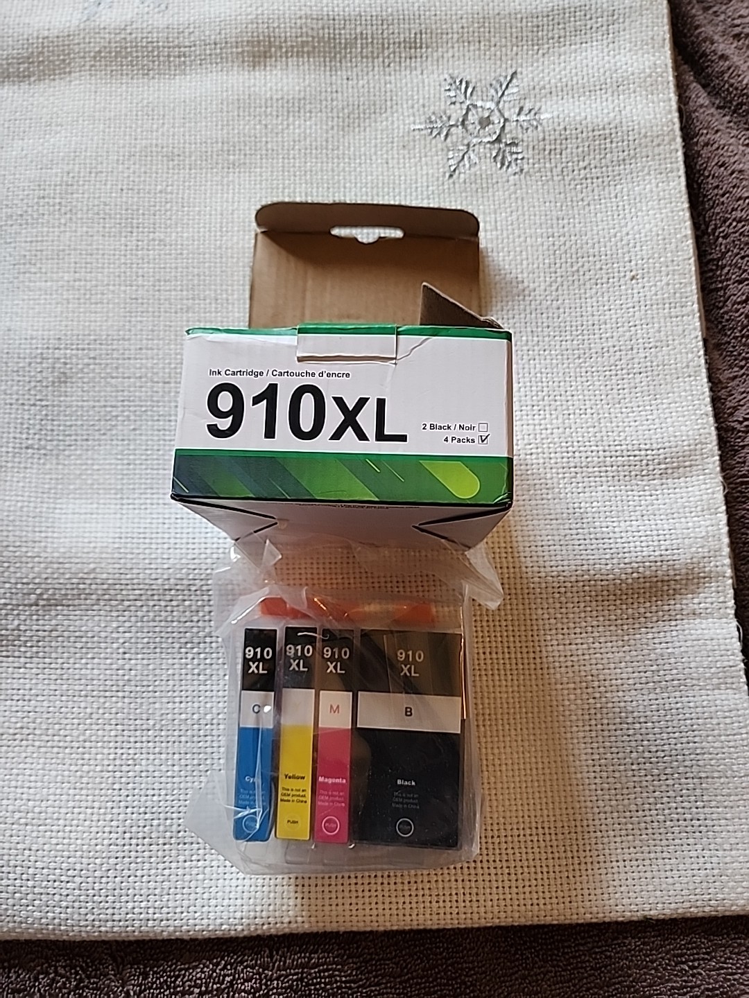 Ink Cartridge 910 XL 4 Pack. Open Box