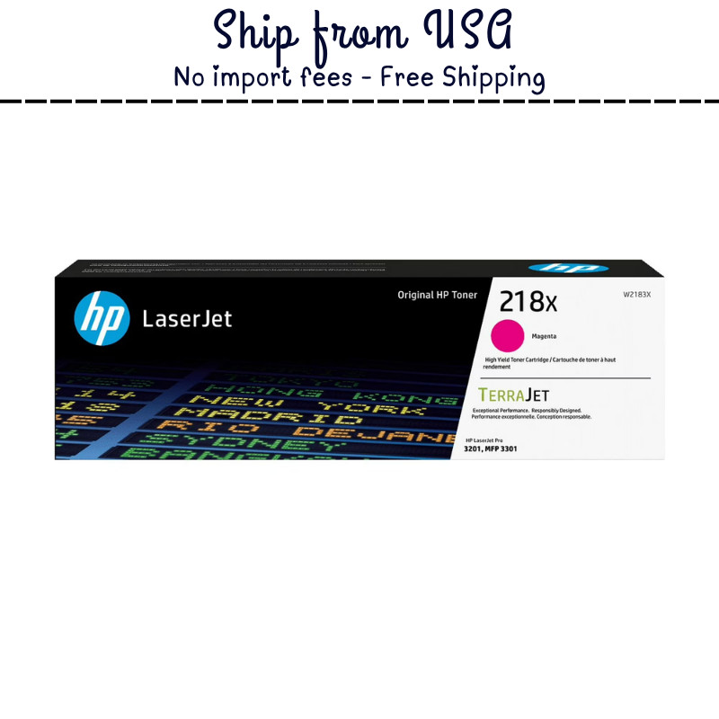 HP 218X High Yield Magenta Original LaserJet Toner Cartridge, ~2,500 pages