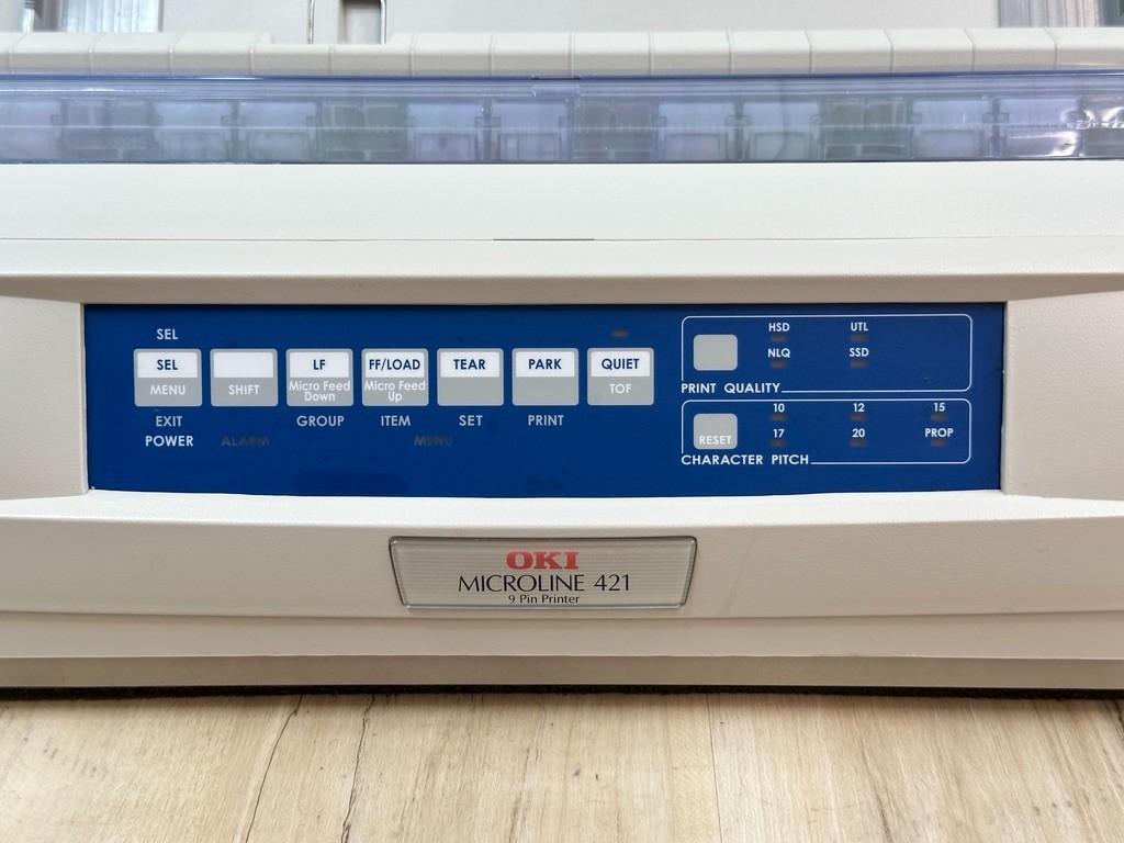 Okidata ML 421 MICROLINE wide format 9-Pin Printer OKI