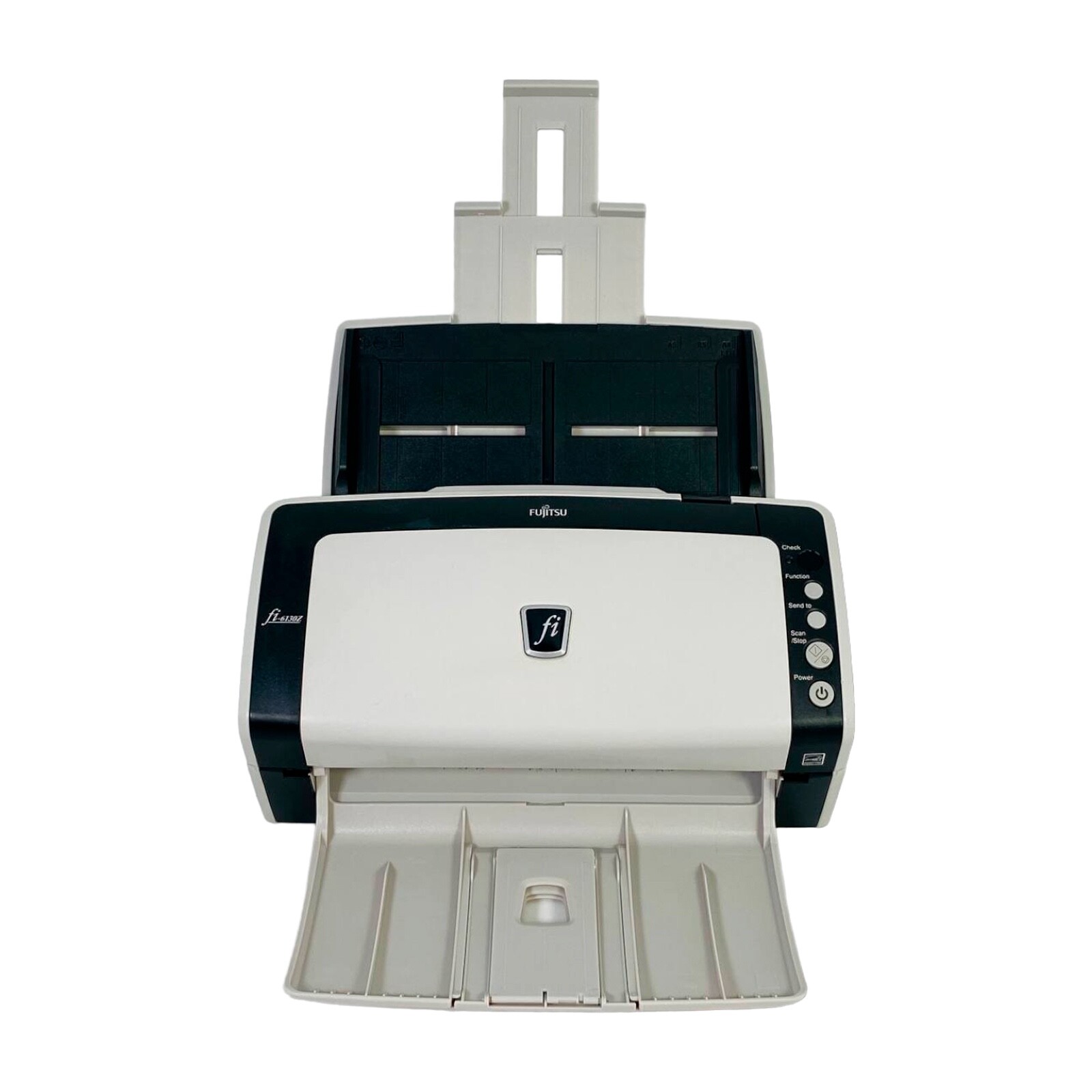 Fujitsu FI-6130Z ADF Duplex Document Color Scanner USB NEW Rollers Trays Adapter