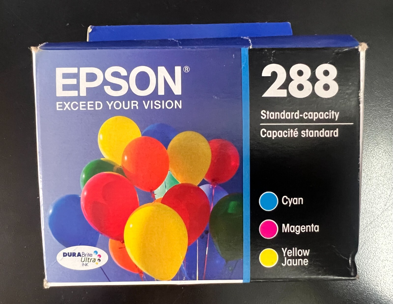 Genuine Epson 288 Cyan Magenta Yellow Ink Cartridges T288120-BCS 3027