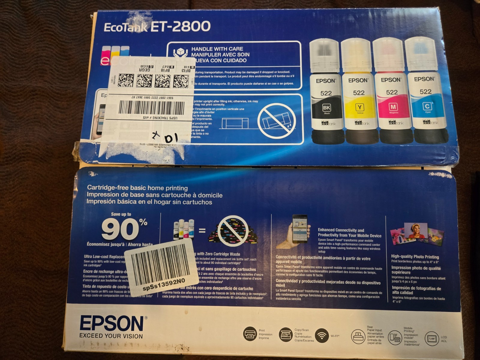 Epson ET-2800 EcoTank Wireless All-in-One Printer NIOB FREE SHIPPING!