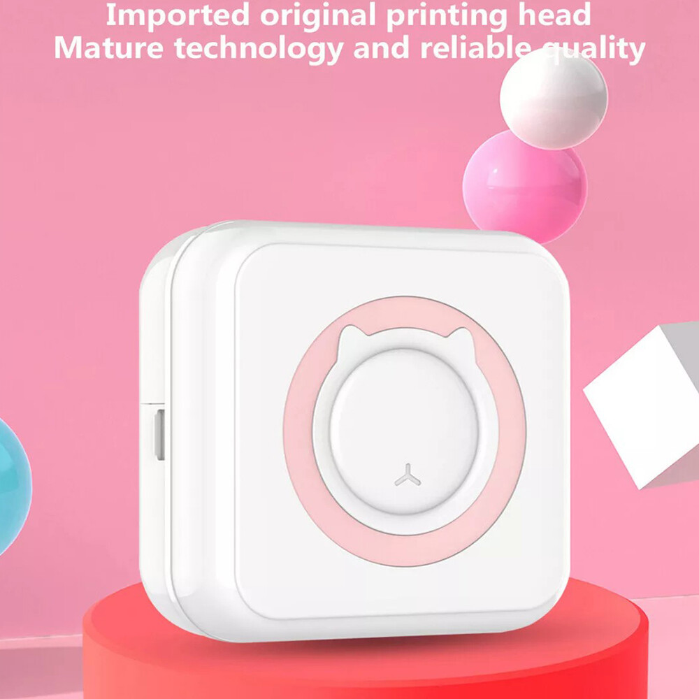 iDPRT Sticker Printer Portable Mini Printer, Bluetooth Thermal Inkless Sticker M