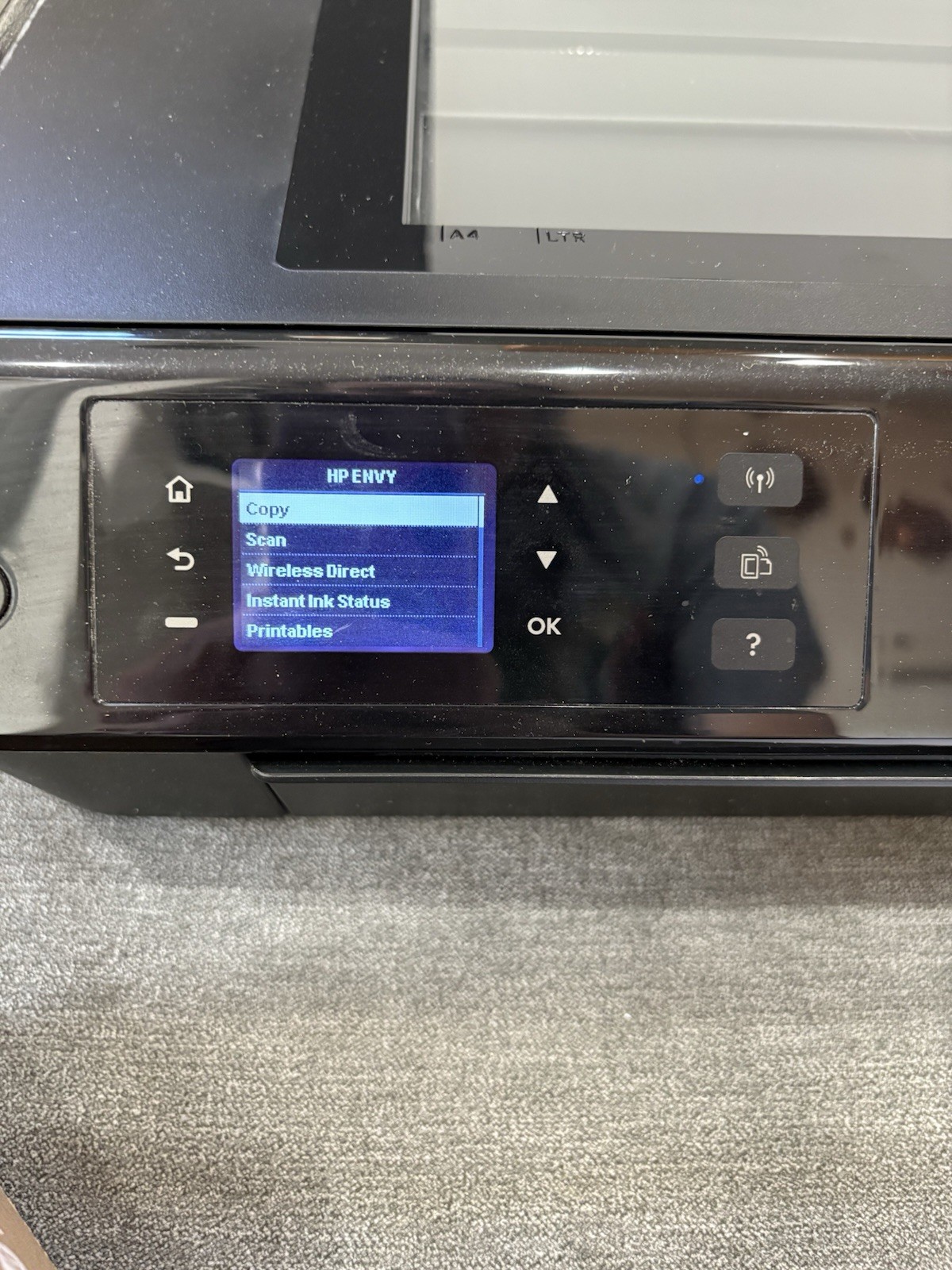 HP ENVY 4501 Printer Multifunction Color Print Scan Copy Photo Tested Extra Ink
