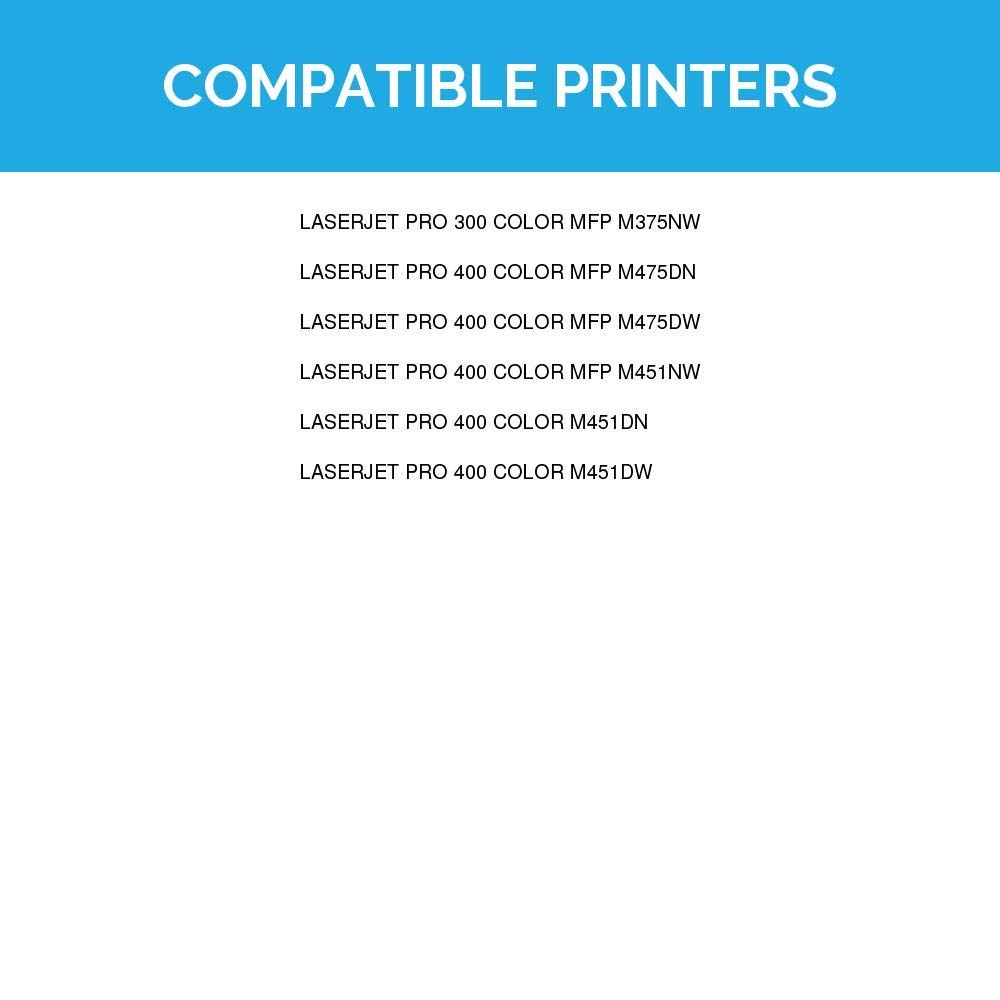 LD Replacement Toner Replacements for HP 305A 305X (2 ea B, C, M, Y)