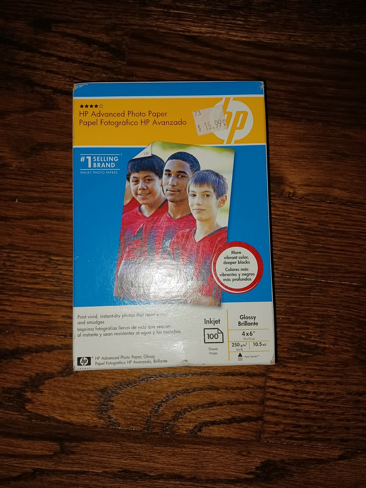 HP Advanced Glossy Photo Paper 100 Sheets 4X6 Q6638A New Old Stock Sealed