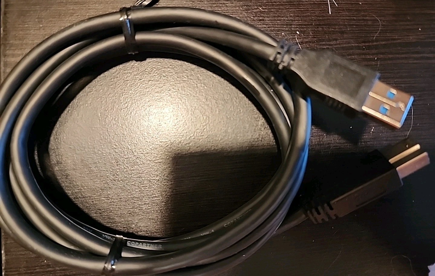 Dell 6ft USB 3.0 Type A to B Male to Male Printer Scanner Cable Cord
