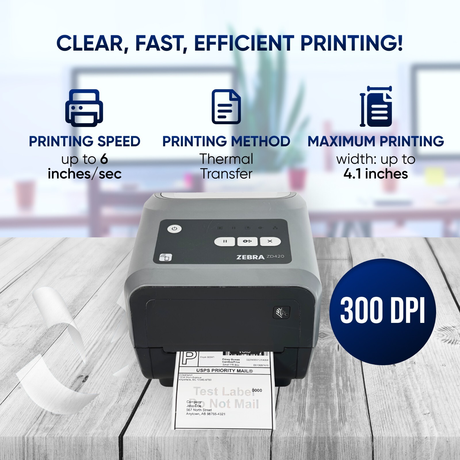 Zebra Bluetooth Thermal Label Printer🔥Easy to Print From iPhone and Android