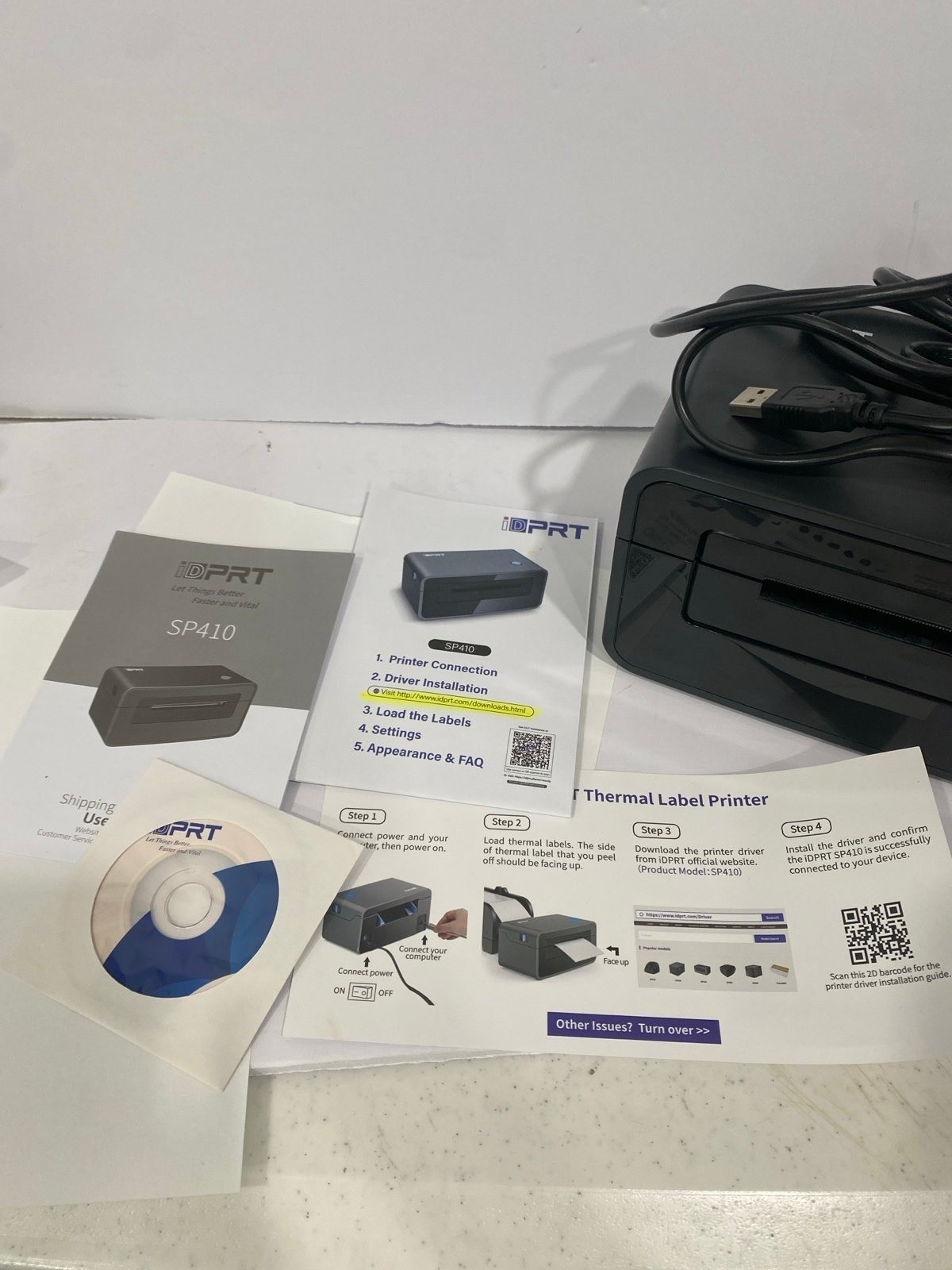 IDPRT Thermal 4 x 6 Label Printer Small Business Reseller- Instructions