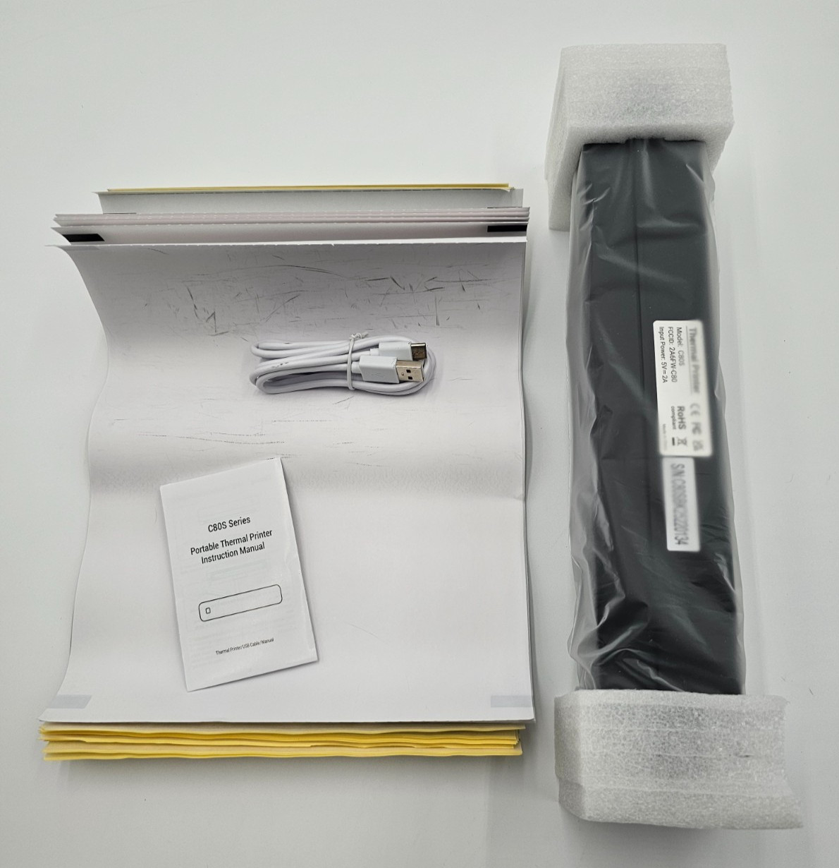 A4 Portable Thermal Printer, Wireless, 200dpi