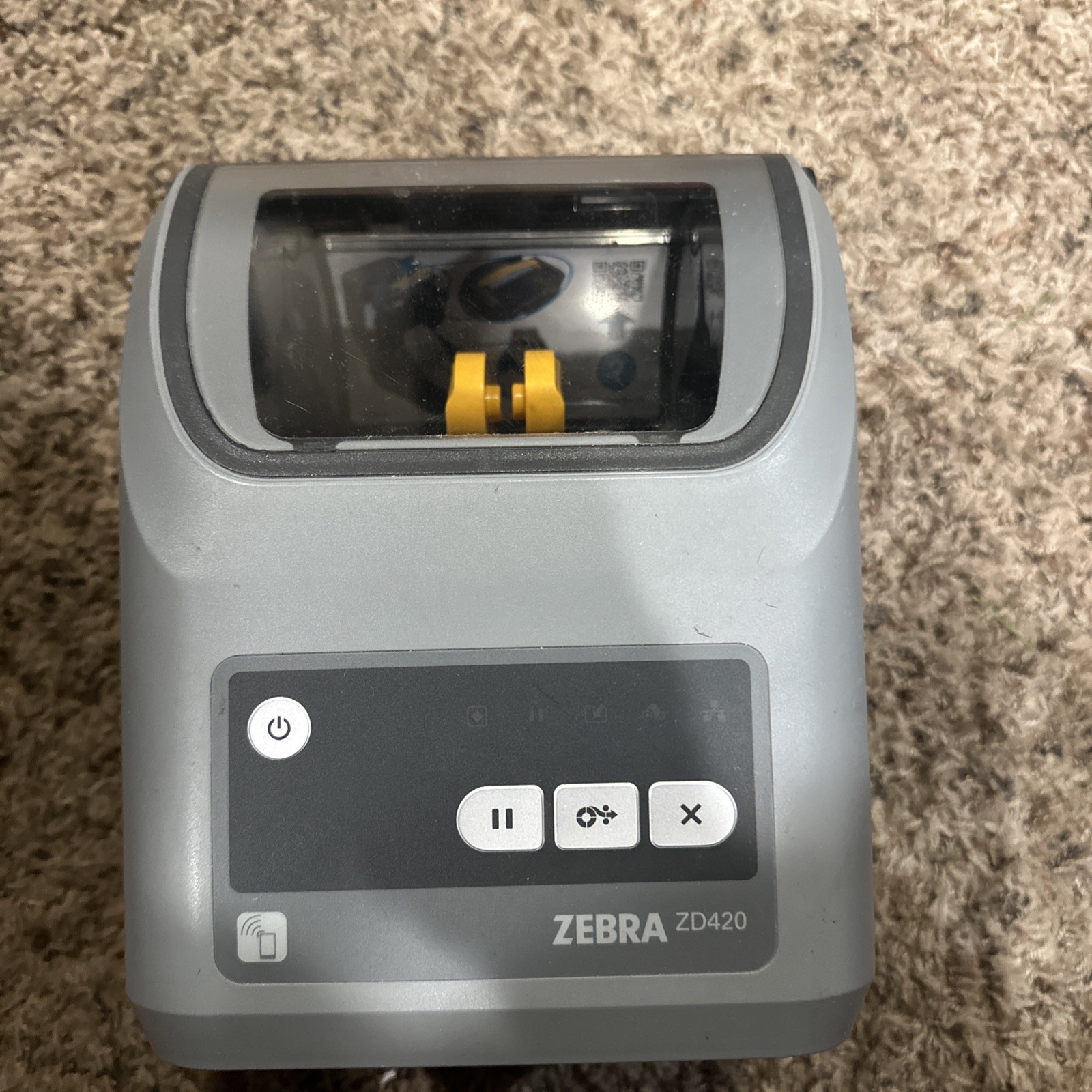 Zebra ZD420 LABEL printer Used No Cords