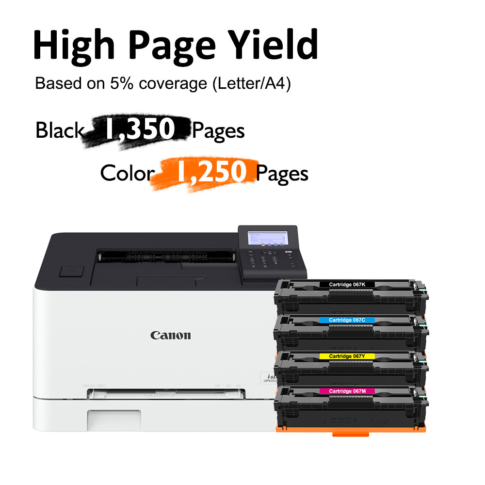 Toner Cartridge 067H Compatible For Canon 067 LBP633Cdw LBP632Cdw MF653Cdw Lot