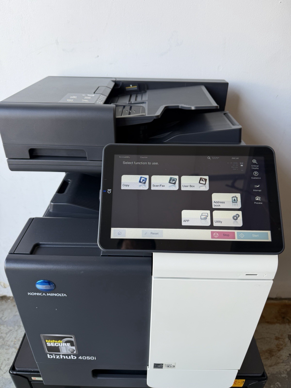 Konica Minolta bizhub 4050i B&W Copier Printer Scanner Only 27K Pages Tested