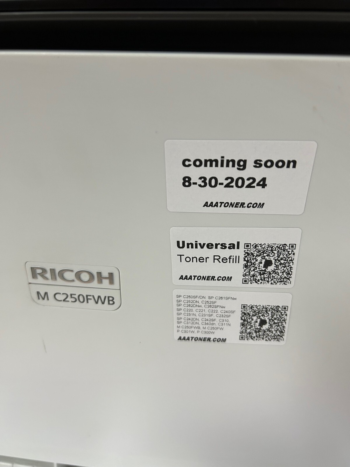 (140g x 4) Toner Refill for Ricoh SP C250SF, C250DN, C261SFNw (SP) (REFILL ONLY)