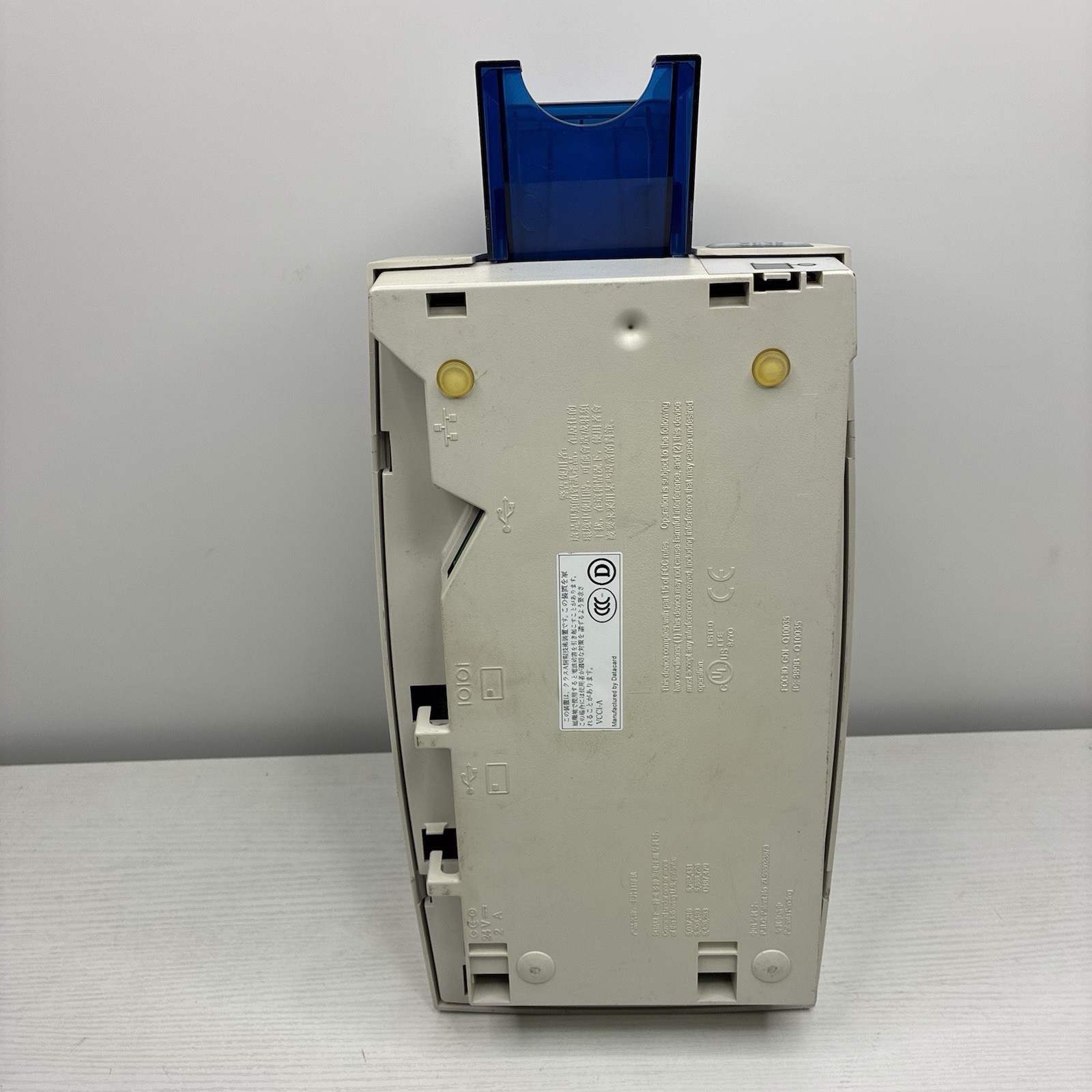 DataCard SP35 Plus Thermal Transfer One Sided Color ID Card Printer w/Extras