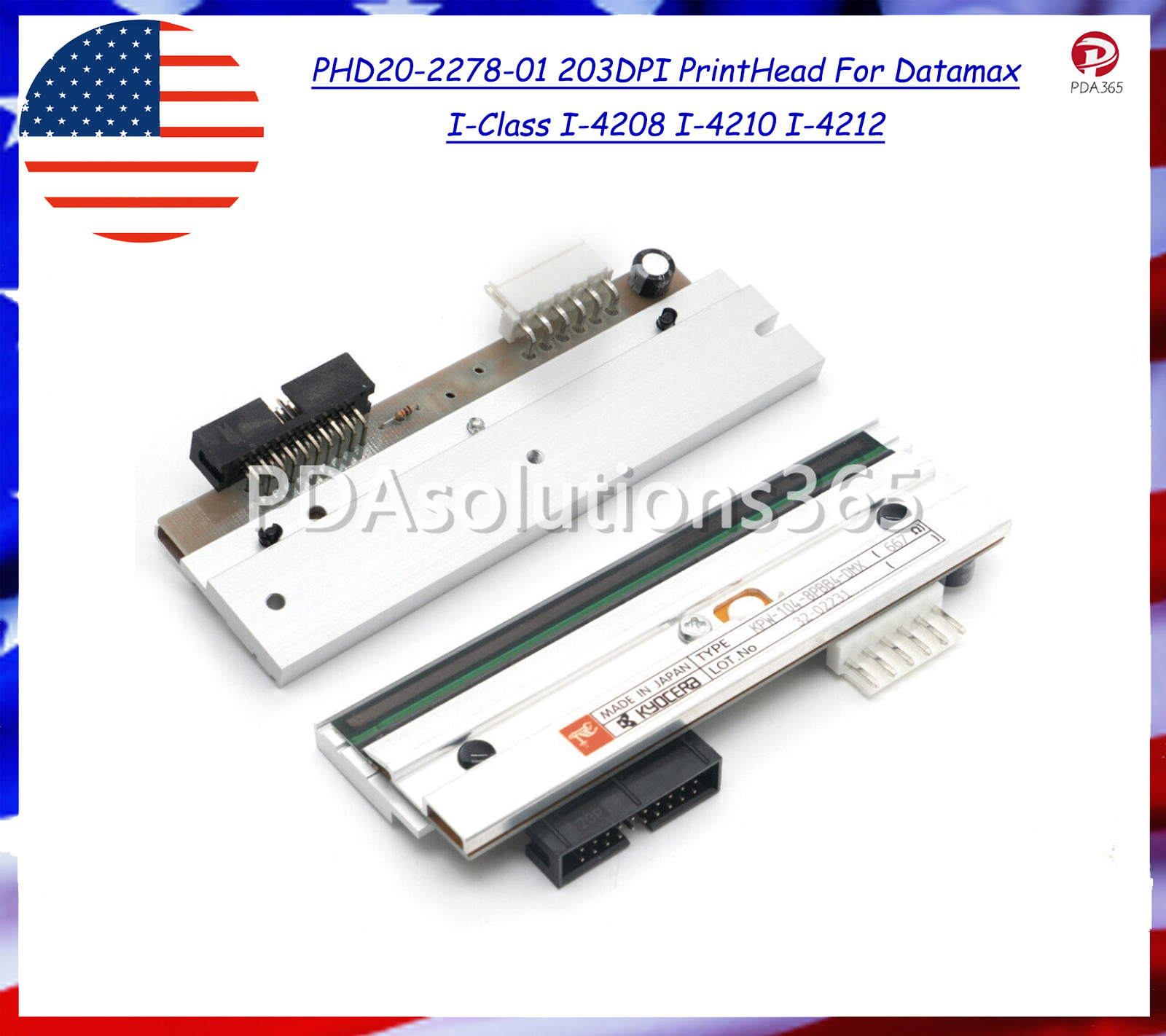 OEM 203 DPI Print head for PHD20-2278-01 Datamax I-4212E Mark II Printer NEW
