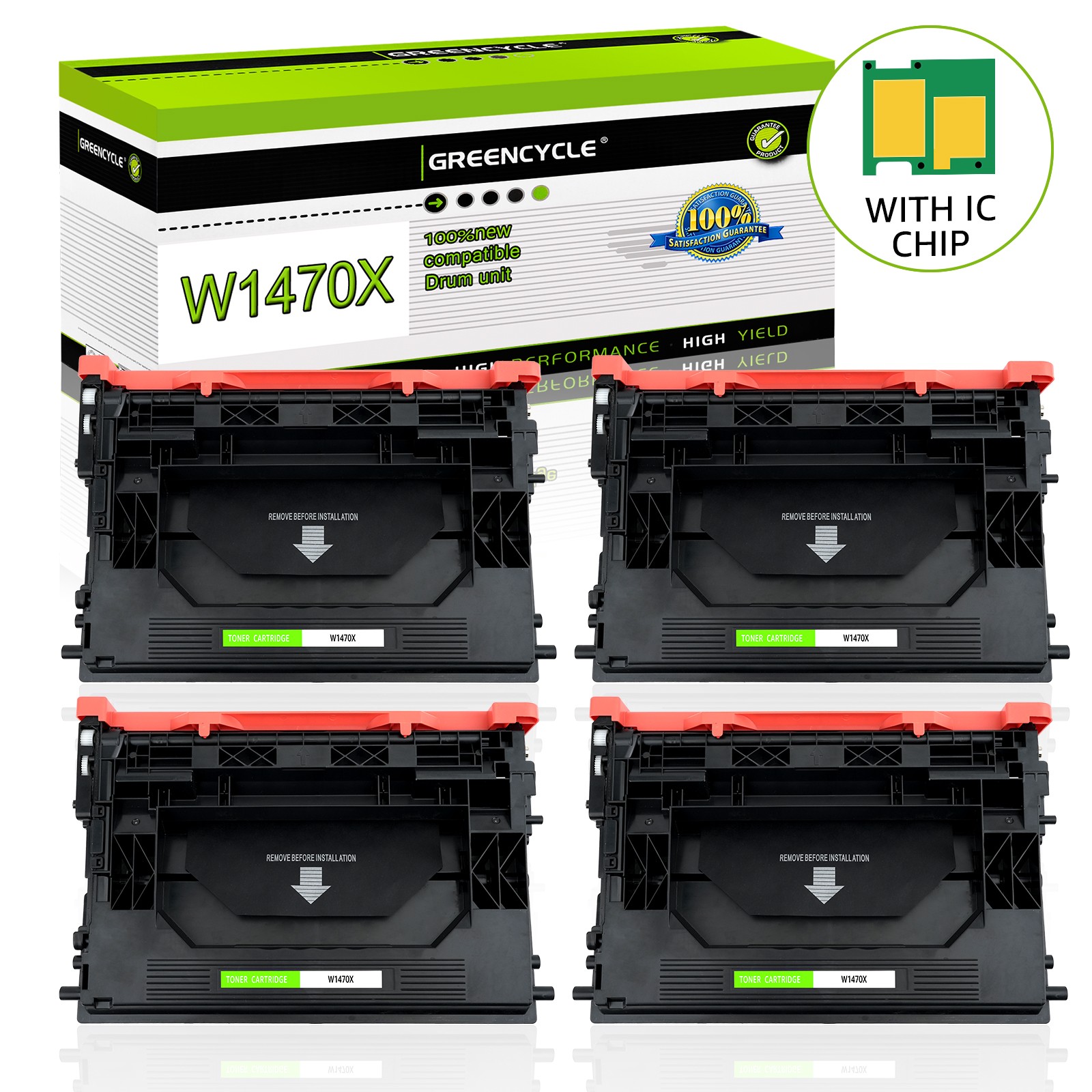 W1470X W1470A Toner Cartridge For HP LaserJet M611dn M612x M634h M635fht M635h