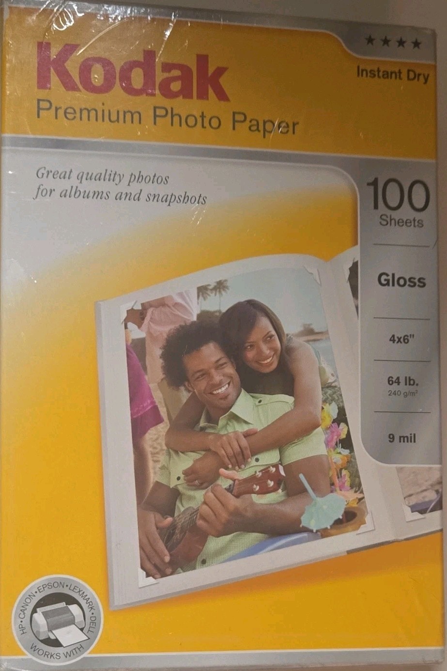 Kodak Photo Printer Paper 4×6 Inch 100 Sheets print pictures snapshots album
