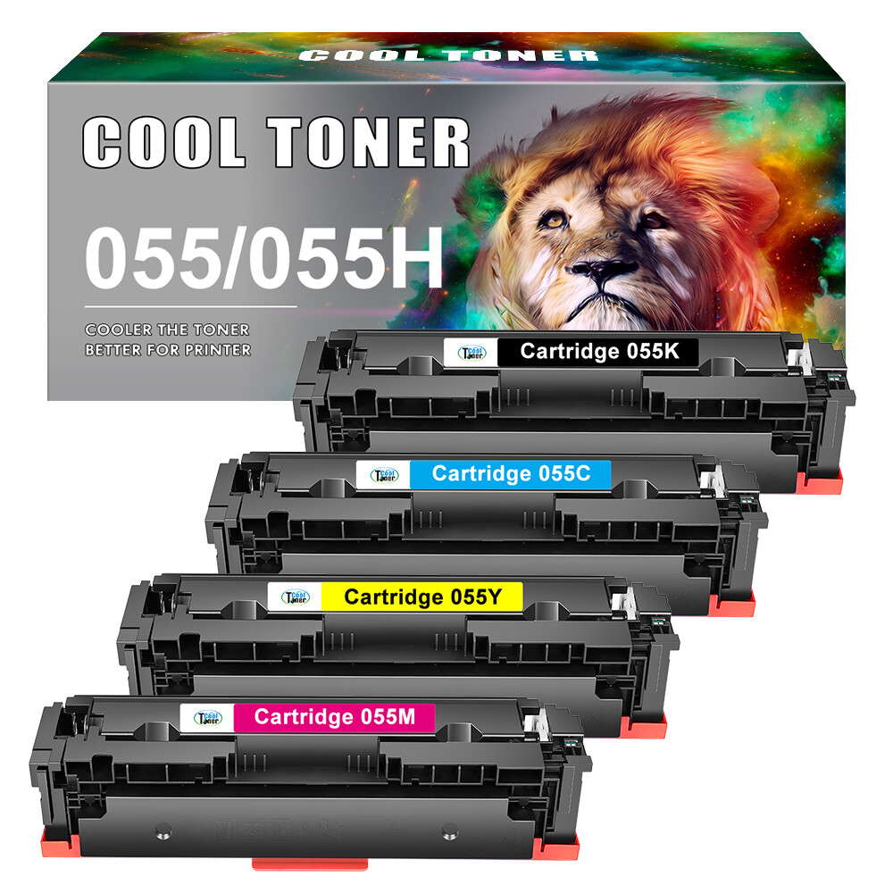 Toner Compatible for Canon 055 055H W/Chip ImageClass MF741Cdw MF743Cdw MF745Cdw