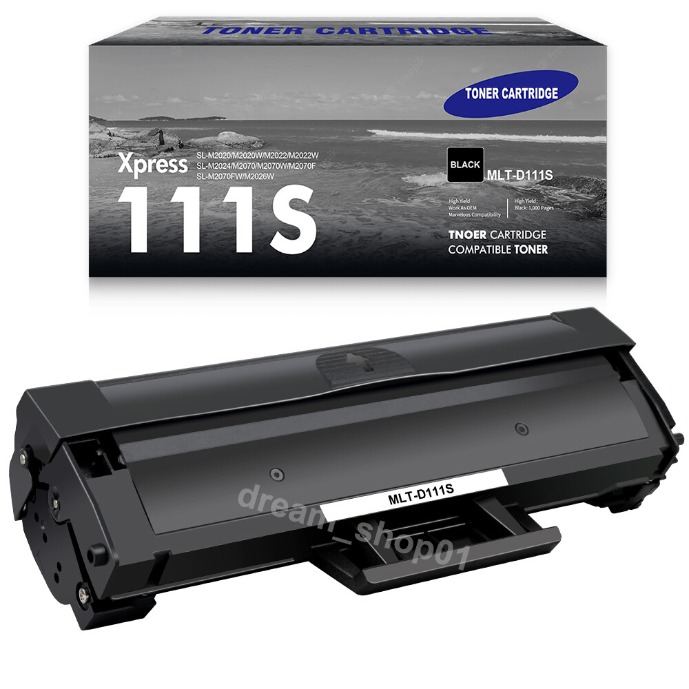 1 Pack MLT-D111S Toner Cartridge Black For Samsung Xpress M2020W M2070FW Printer