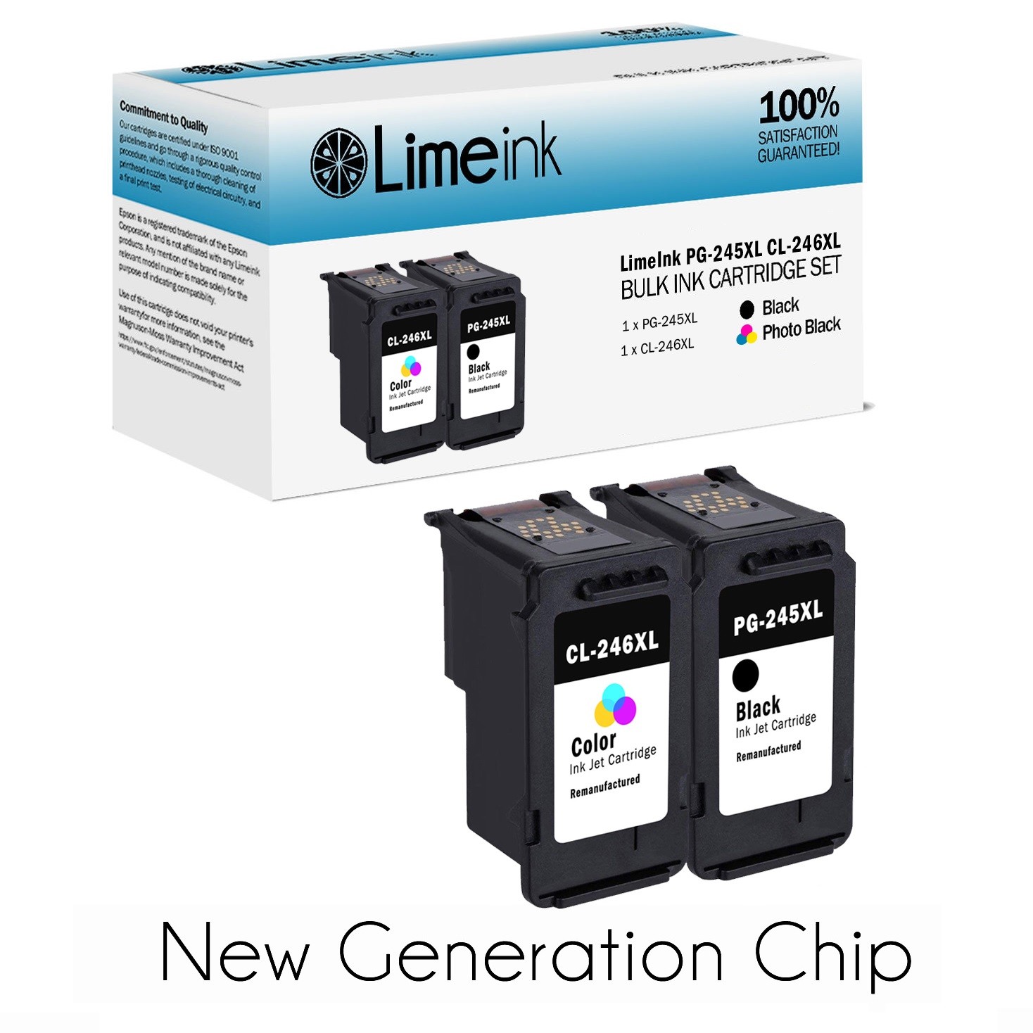 PG-245XL CL-246XL Ink Cartridges For Canon PIXMA iP2820 MG2420 MG2520 MG2920
