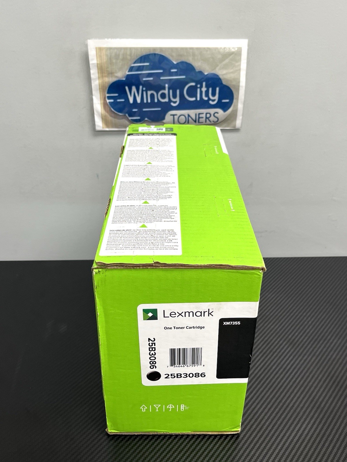 Lexmark 25B3086 Extra High Yield Black Toner 45K page For XM7355, 7365 OEM New