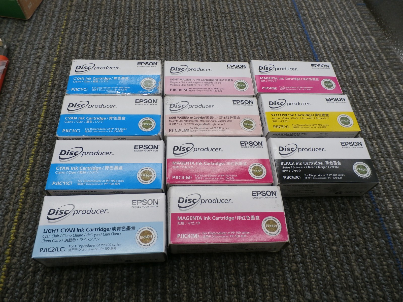 11Pack New Epson PJIC1 x3 PJIC2 x1 PJIC3 x2 PJIC4 x3 PJIC5 x1 PJIC6 x1 EXPIRED