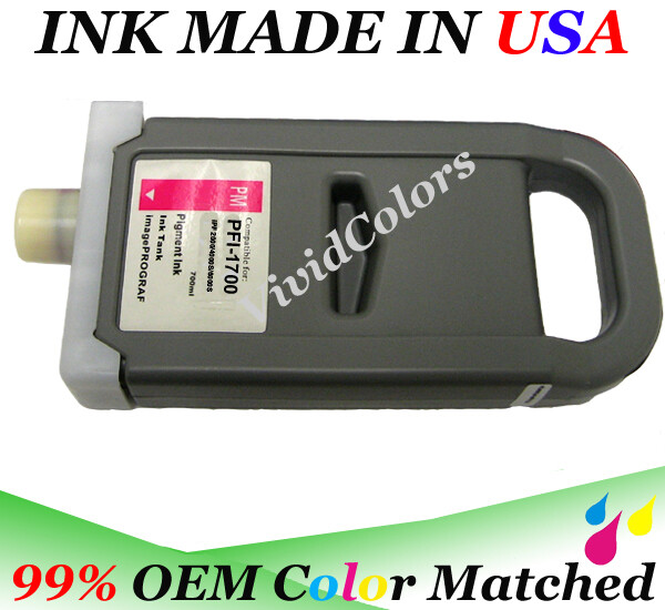 Compatible ink cartridge replacement for canon PFI-1700 Photo Magenta PRO-4100s