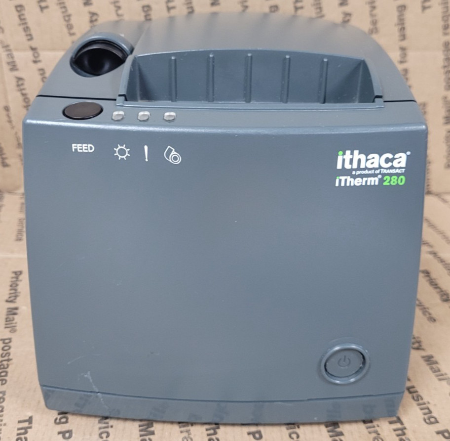 TransAct Ithaca iTherm 280 MOD 280-UL Thermal POS Receipt Printer USB (TESTED)