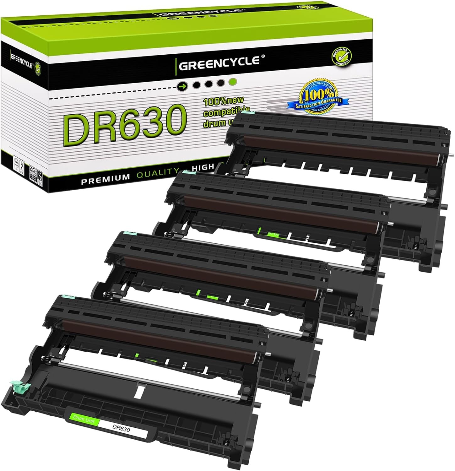 4PACK DR630 Drum Unit Compatible With Brother MFC-L2700DW HL-L2320D L2380DW