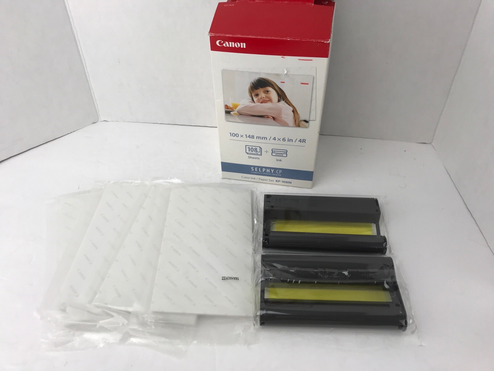 Canon KP-108IN Color Ink and Paper Set Open Box