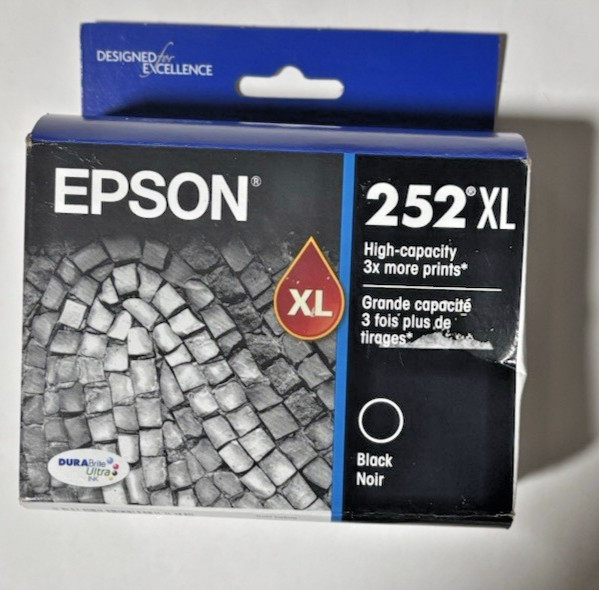 Epson BLACK Ink cartridge 252XL High Capacity EXP 3/28