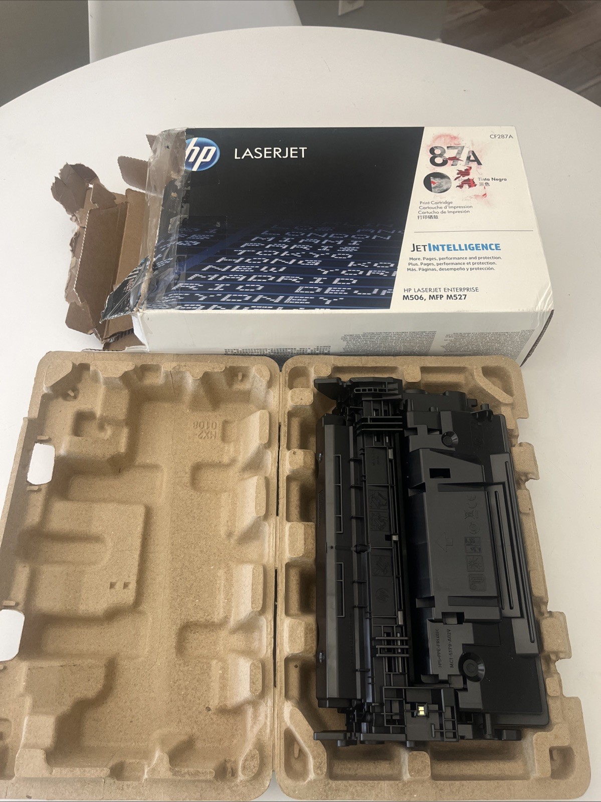 HP LaserJet Black Toner Print Cartridge CF287A 87A Openbox