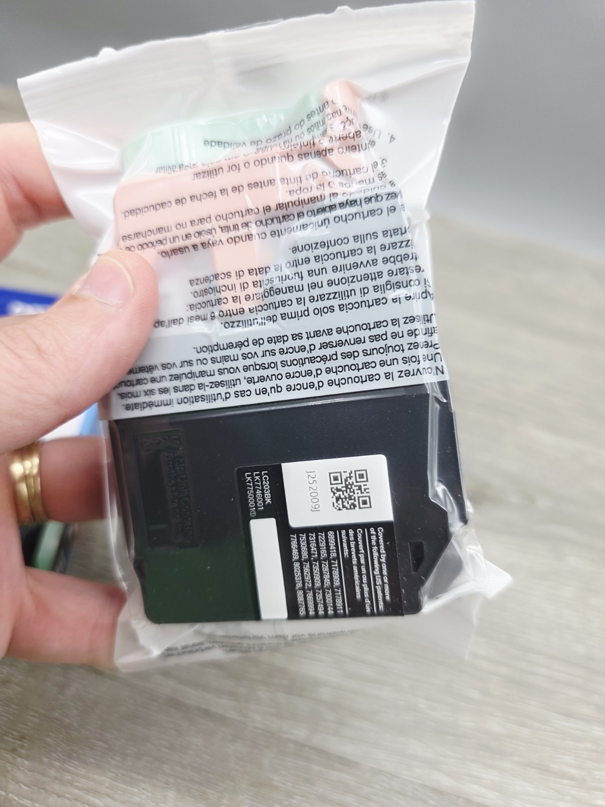 New Genuine Brother LC203BK Black High Yield Ink Cartridge (LC203BK) Exp 09/2023