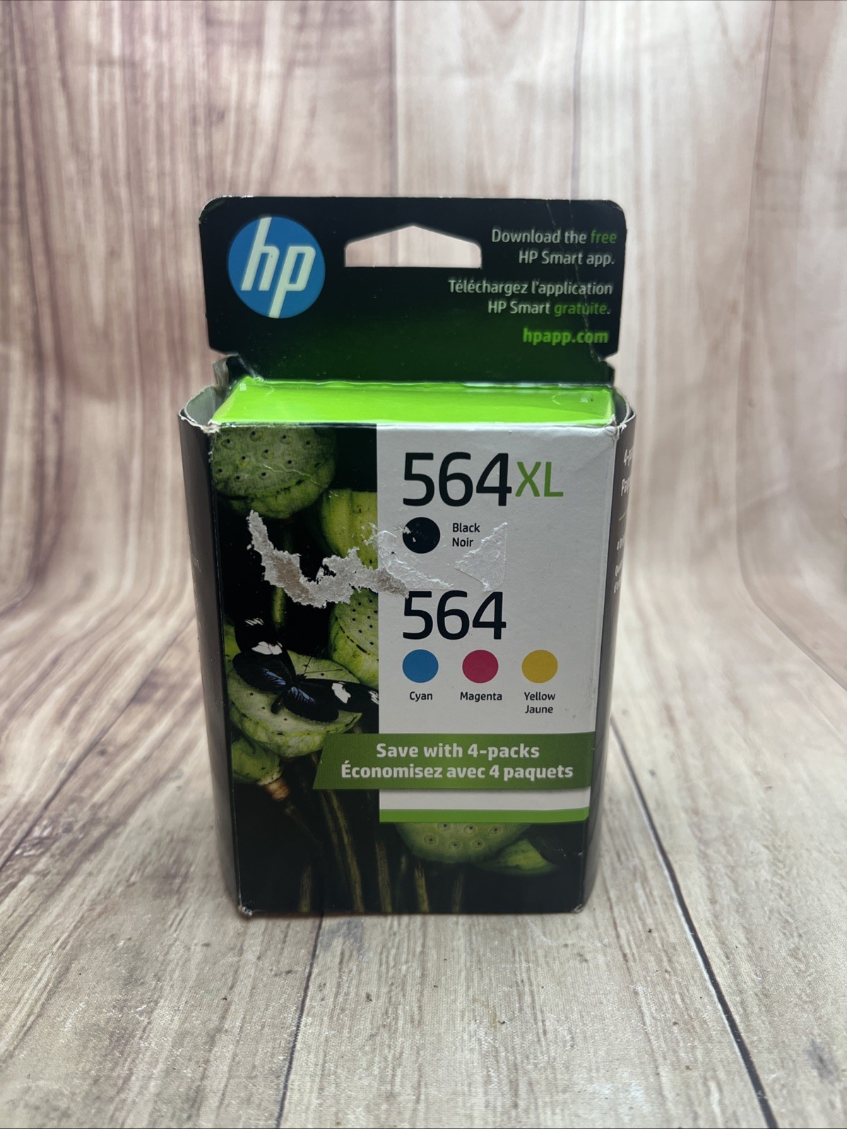 HP 564XL/564 High-Yield Black, Cyan, Magenta, Yellow Ink Cartridges Exp May 2027