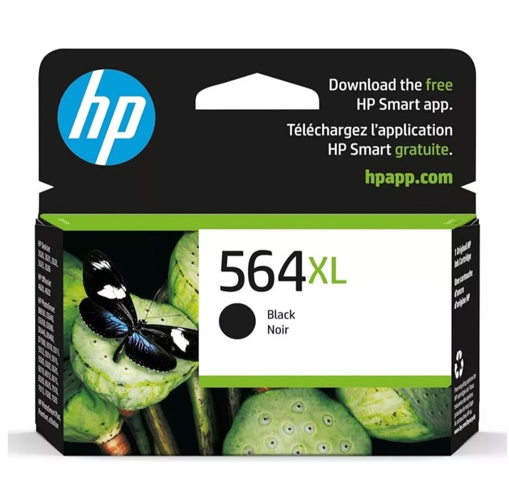 HP 564XL CN684WN High Yield Black Ink Cartridge Expire APR 2024