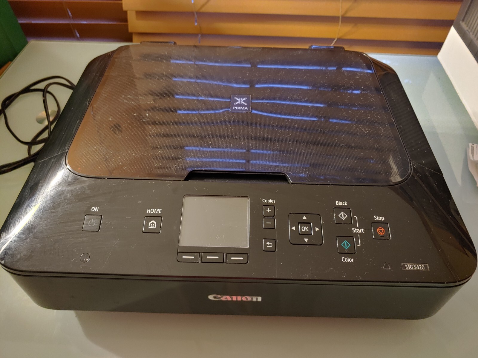Canon MG5420 All-In-One Inkjet Printer Fax/Print/Scan Used Tested Works