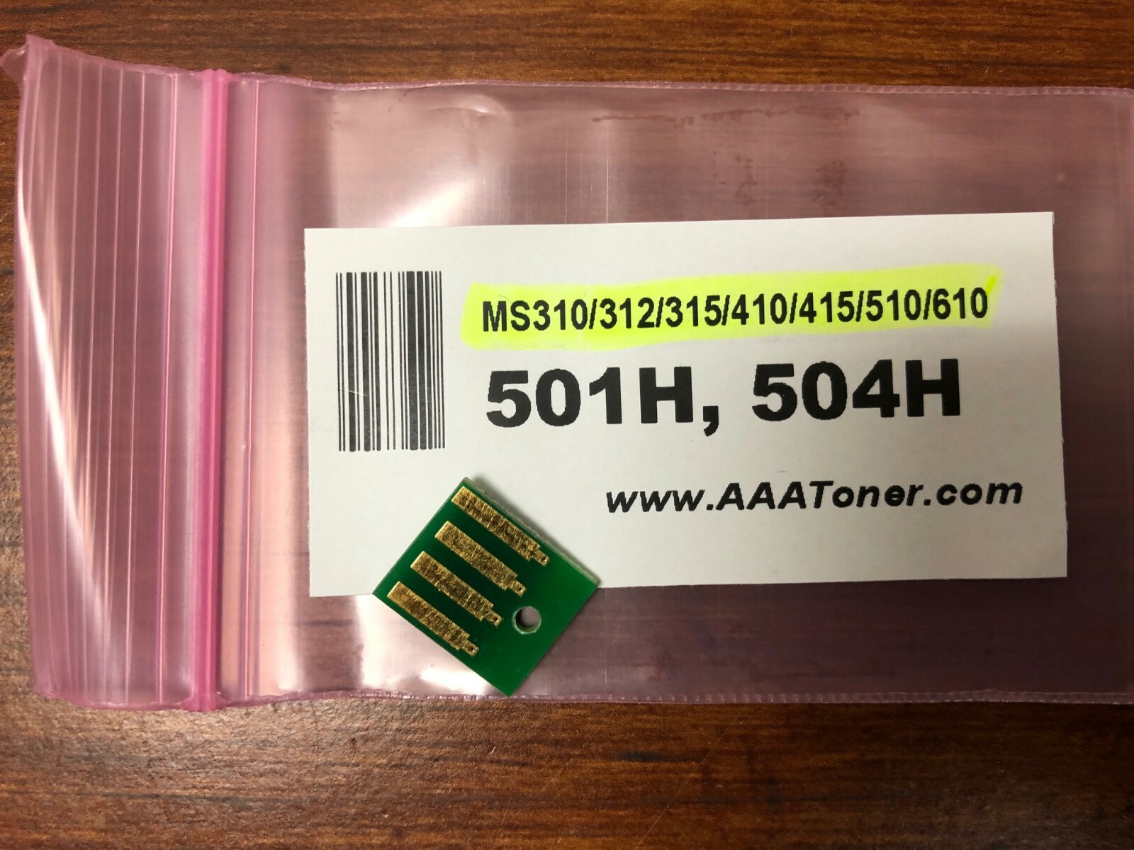 501H. 504H Toner Chip for Lexmark MS310 MS312 MS315 MS410 MS415 510 610 Refill