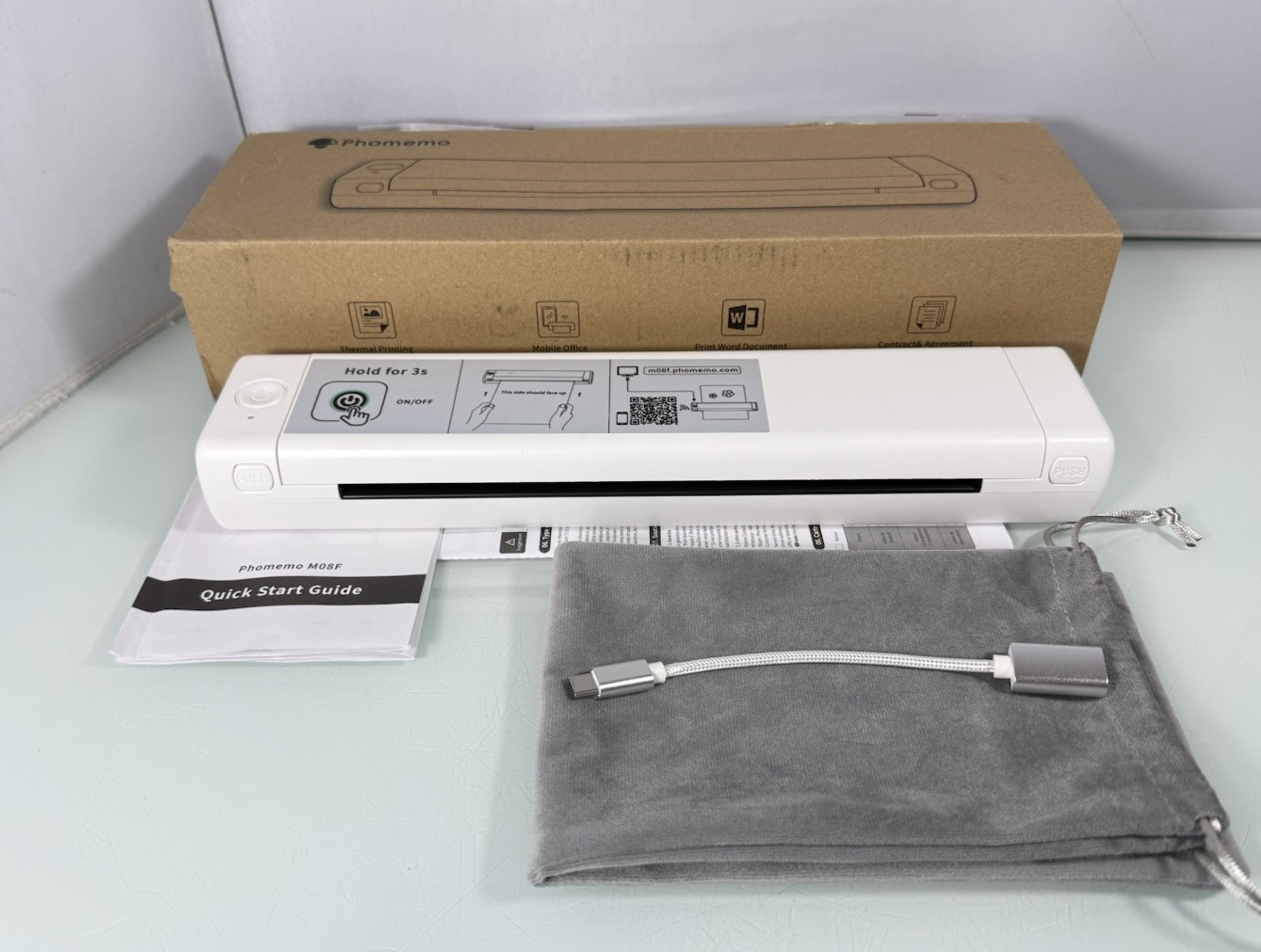 Phomemo M08F Wireless Machines Bluetooth Stencil Art Tattoo A4 Portable Printer