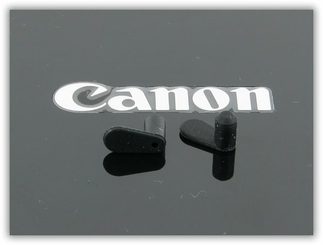 Canon CLI-42 CLI-8 and other 5/32″ Tabbed Rubber Filler Plugs – Lot/20 – Black