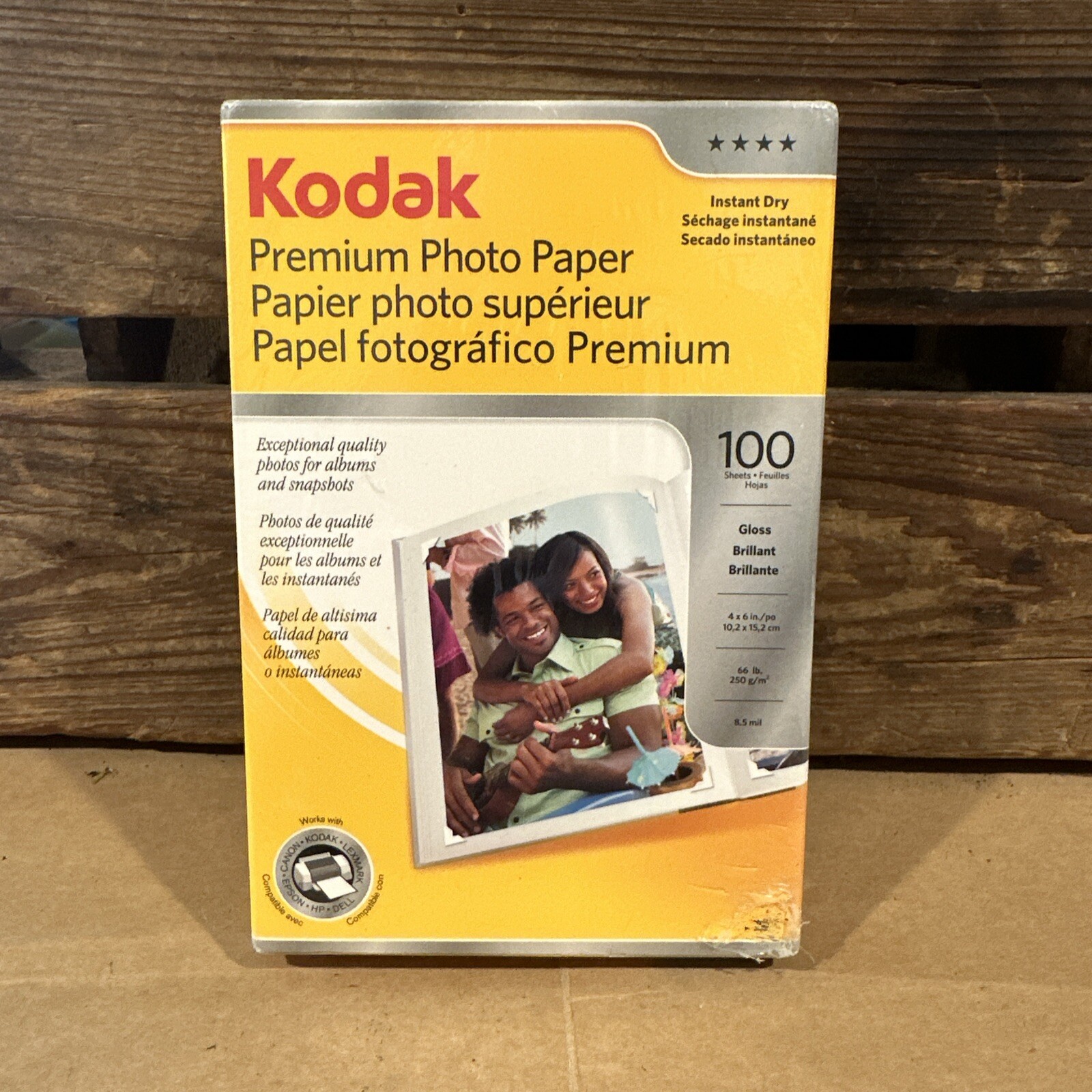 KODAK Premium Photo Paper Gloss 4″x6″ Packs of 100 Count Each NEW
