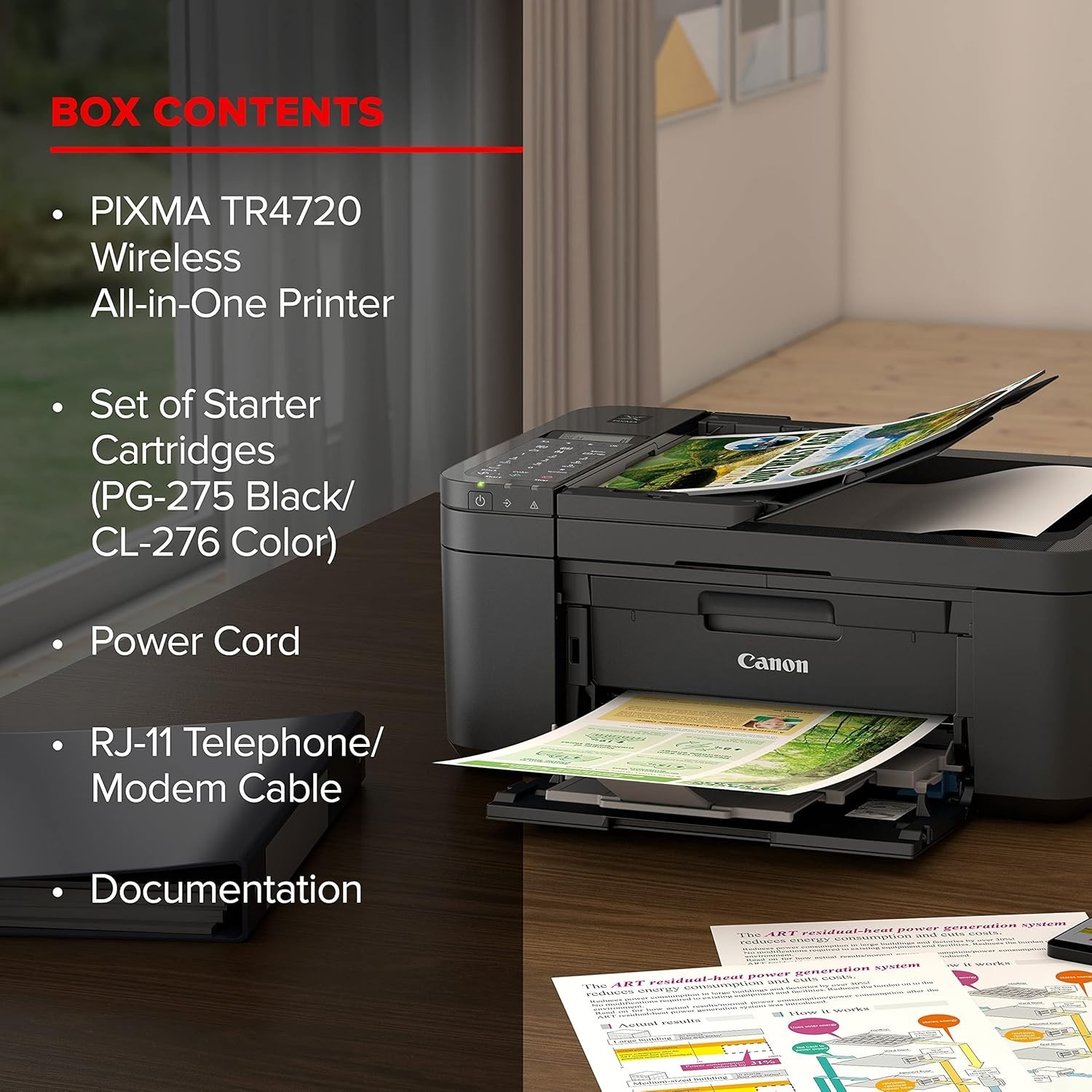 All-in-One Wireless Printer, Home Use with Auto Document Feeder, Mobile Printing
