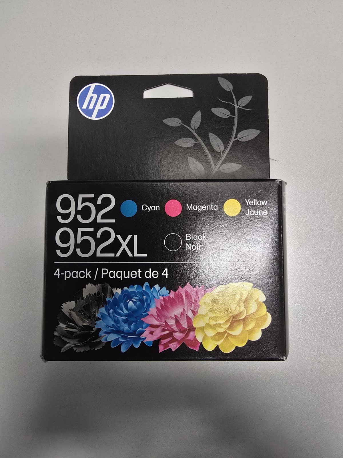 HP 952/952XL 4-Pack Ink Catridges Black & Tri-Color *** PRISTINE CONDITION