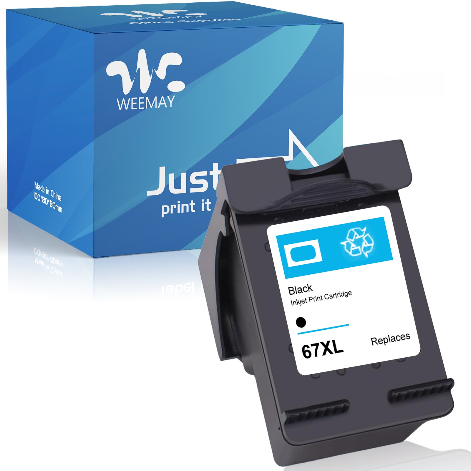 67XL Ink Cartridge for HP Deskjet 2710e 1255 2720e 4155e 4122e 4123e 4130e 4132e