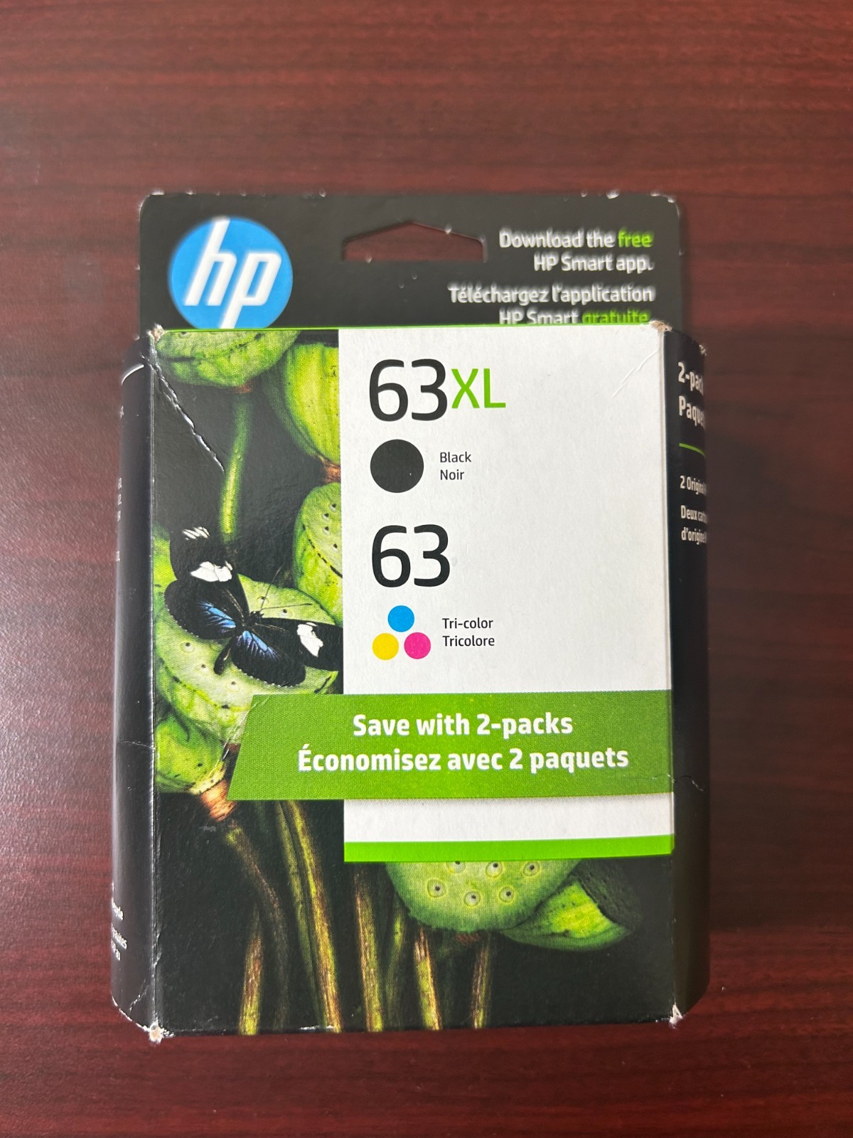 10/2027 Genuine HP 63XL Black + 63 Color Ink Cartridge Combo Pack L0R48AN OEM