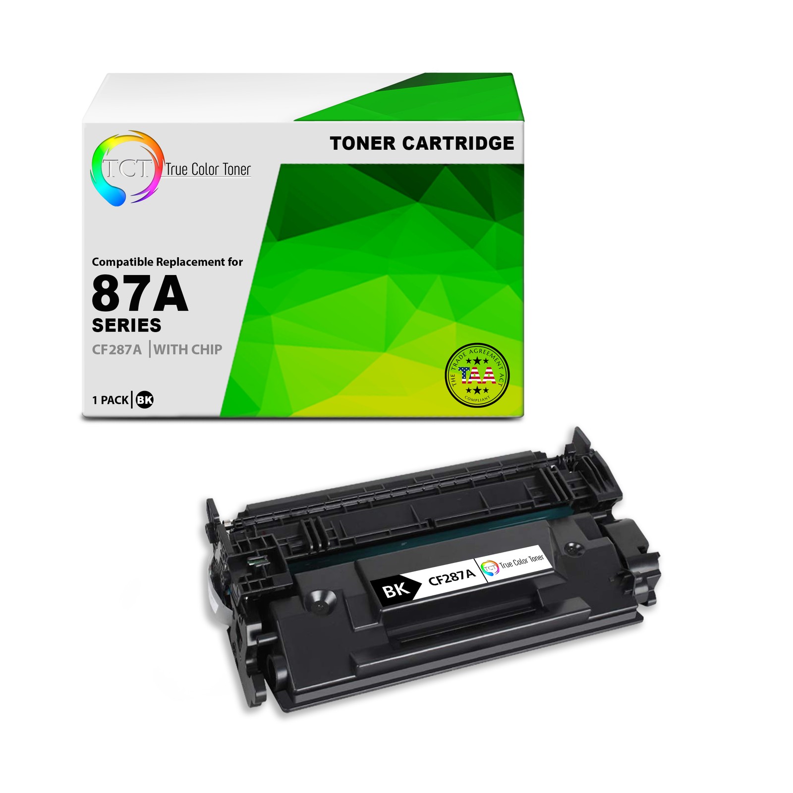 TCT CF287A TAA Compliant Toner Cartridge Replacement for HP CF287A – 87A
