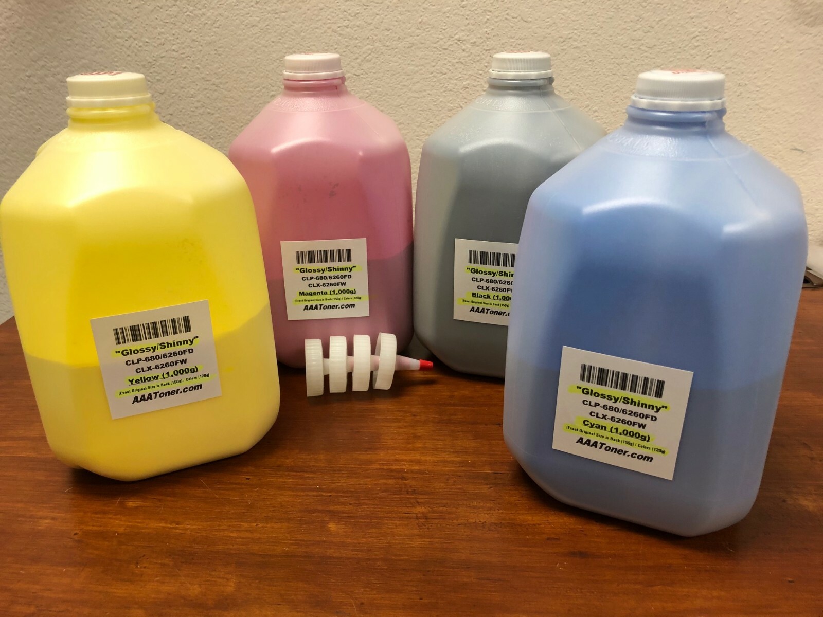 (4,000g) GLOSSY Toner Refill for Samsug CLP-680, CLX-6260FR, CLX-6260FW – BULK