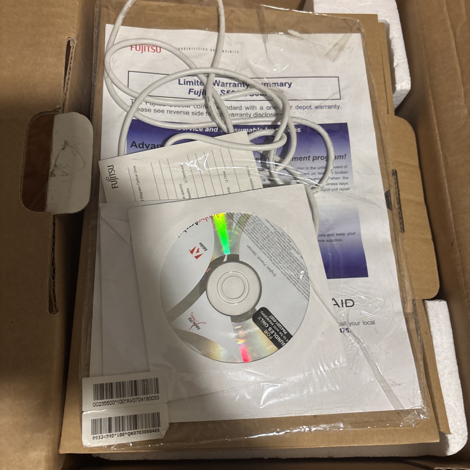 Fujitsu ScanSnap S500M Sheetfed Scanner Macintosh Open Box Ships In Original Box